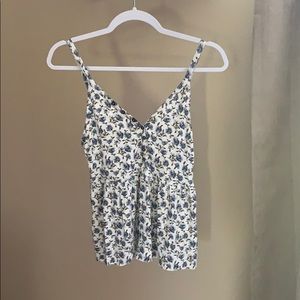 AEO Floral Tank Top (No holes or stains)